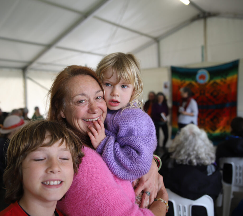 Teens participating in a guided rite of passage session at Earth Lodge retreat